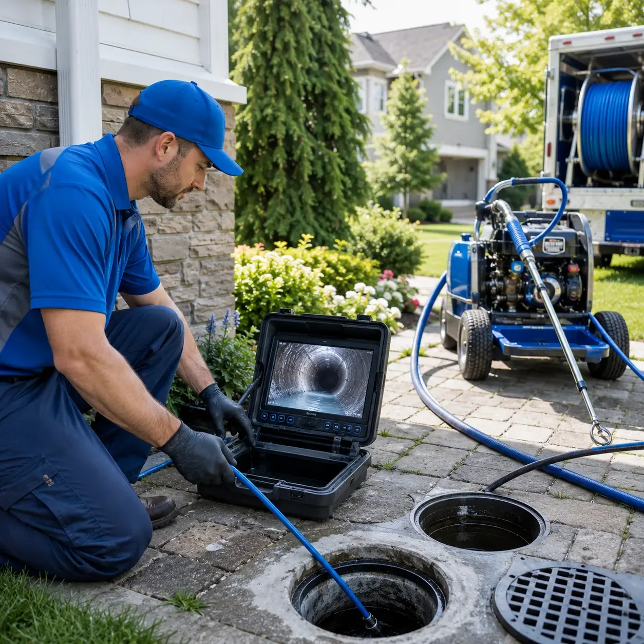 Outdoor drain cleaning professionals serving Detroit, MI